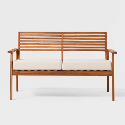 Saracina Home Mid-Century Modern Slatted Acacia Outdoor Bench Saracina Home Mid-Century Modern Slatted Acacia Outdoor Bench -Saracina Home GUEST 57d905ae eee3 4700 a9c5 3da145005519