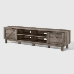 Modern Rustic 2 Door Storage TV Stand For TVs Up To 80" - Saracina Home 5 Modern Rustic 2 Door Storage TV Stand For TVs Up To 80" - Saracina Home -Saracina Home GUEST 58d9a384 e62b 4e25 93a3 444225e5dccd