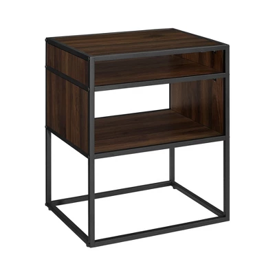 Modern Wood and Metal Side Table with Open Storage - Saracina Home Modern Wood And Metal Side Table With Open Storage - Saracina Home -Saracina Home GUEST 59b6bfa8 aa62 4459 a7e5 2a7a7d215dbf