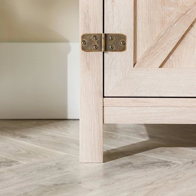 Clarabelle Rustic Industrial Barn Door TV Stand for TVs up to 50" - Saracina Home Clarabelle Rustic Industrial Barn Door TV Stand For TVs Up To 50" - Saracina Home -Saracina Home GUEST 59fde2ba 42ef 41e8 bf62 97760d623286