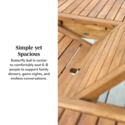 Ravenscroft Modern Boho Acacia Wood Slat Top Rectangle Extendable Outdoor Table - Saracina Home 9 Ravenscroft Modern Boho Acacia Wood Slat Top Rectangle Extendable Outdoor Table - Saracina Home -Saracina Home GUEST 5acdc173 8a65 4837 858b e4e256487a72