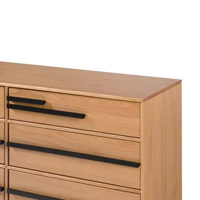 Modern 6 Drawer Double Dresser with Long Handles - Saracina Home Modern 6 Drawer Double Dresser With Long Handles - Saracina Home -Saracina Home GUEST 5b1da9b1 63c9 4083 a9ab e81a2d4ecbbb