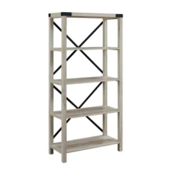 64" Sophie Industrial X Frame Bookshelf - Saracina Home 13 64" Sophie Industrial X Frame Bookshelf - Saracina Home -Saracina Home GUEST 5bc74c7d 1f9b 4172 9e11 1b6497726bcc