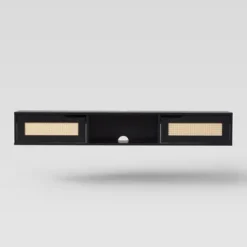 Modern Boho Floating TV Stand For TVs Up To 65" With Rattan Doors - Saracina Home 12 Modern Boho Floating TV Stand For TVs Up To 65" With Rattan Doors - Saracina Home -Saracina Home GUEST 5c5da2f8 f207 45f0 8aa1 950d825c82f9