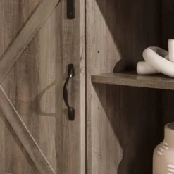 Clarabelle Double Sliding X Barn Door TV Stand For TVs Up To 80" - Saracina Home 7 Clarabelle Double Sliding X Barn Door TV Stand For TVs Up To 80" - Saracina Home -Saracina Home GUEST 5ff10700 2a62 4d9e 9e05 6dc0284af12e