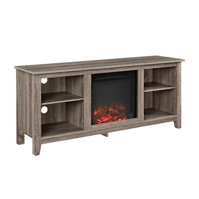 Ackerman Modern Transitional Fireplace TV Stand for TVs up to 65" - Saracina Home Ackerman Modern Transitional Fireplace TV Stand For TVs Up To 65" - Saracina Home -Saracina Home GUEST 62f973af 69e2 4c35 8380 5818500150d5