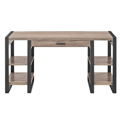 60" Industrial Transitional Tech Desk with USB - Saracina Home 60" Industrial Transitional Tech Desk With USB - Saracina Home -Saracina Home GUEST 65e1ac0a c8db 4eee a347 2bc0c9eb7fea