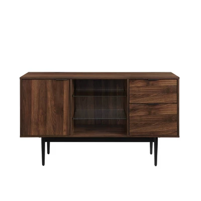 Timothy Modern Lifted Triple Storage Sideboard Dark Walnut - Saracina Home Timothy Modern Lifted Triple Storage Sideboard Dark Walnut - Saracina Home -Saracina Home GUEST 6acc6e9c 843a 473e b7e7 2c5a0bd788bd