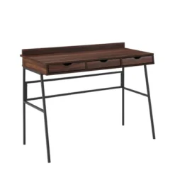 3 Drawer Angled Writing Desk With Cord Management Slots - Saracina Home 5 3 Drawer Angled Writing Desk With Cord Management Slots - Saracina Home -Saracina Home GUEST 6ba3ff7a 9f7b 47e2 85e6 e423510c727a