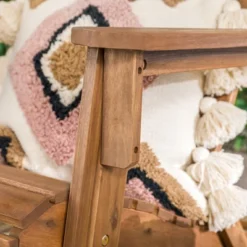 Genovia Transitional Acacia Wood Outdoor Adirondack Chair - Saracina Home -Saracina Home GUEST 6c73db04 df17 4d9c 9936 a8f77b43a268