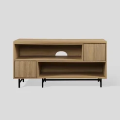 Modern Reeded Door Extendable TV Stand For TVs Up To 50" - Saracina Home -Saracina Home GUEST 6d7879d0 a593 4cbd b17a 3d820695e001