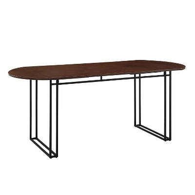 71" Phyllis Modern Drop Leaf Dining Table Walnut - Saracina Home 71" Phyllis Modern Drop Leaf Dining Table Walnut - Saracina Home -Saracina Home GUEST 6f898364 2b8d 491f b58c 95f9be5b3487
