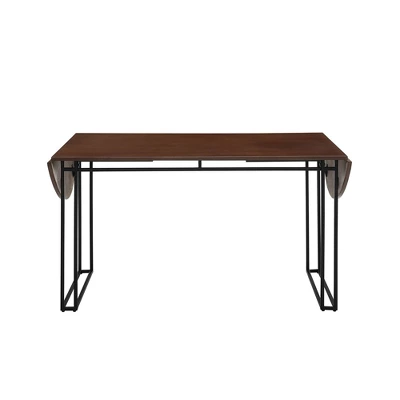 71" Phyllis Modern Drop Leaf Dining Table Walnut - Saracina Home 71" Phyllis Modern Drop Leaf Dining Table Walnut - Saracina Home -Saracina Home GUEST 7013f9ee aec7 4724 b077 0674b845b47e