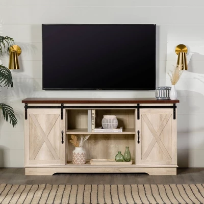 Modern Transitional Sliding Barndoor TV Stand for TVs up to 65"- Saracina Home Modern Transitional Sliding Barndoor TV Stand For TVs Up To 65"- Saracina Home -Saracina Home GUEST 70a73c87 8e28 4ed0 a0d5 fdd021277133