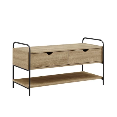Modern 2 Drawer Storage Entry Bench - Saracina Home Modern 2 Drawer Storage Entry Bench - Saracina Home -Saracina Home GUEST 747bc65d 6aaa 45ad a171 55739722cb37
