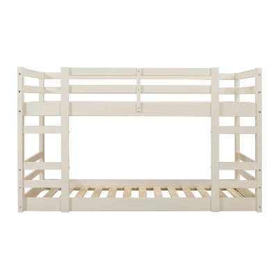 Twin Over Twin Indy Solid Wood Low Bunk Bed - Saracina Home Twin Over Twin Indy Solid Wood Low Bunk Bed - Saracina Home -Saracina Home GUEST 75392f76 565d 409f 9f95 781594dee43d