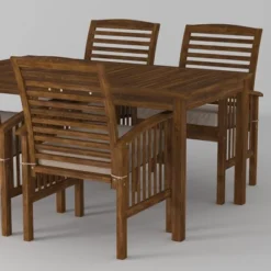Ravenscroft 5pc Acacia Wood Patio Dining Set - Saracina Home 6 Ravenscroft 5pc Acacia Wood Patio Dining Set - Saracina Home -Saracina Home GUEST 75c7a6df f6ab 4d10 af05 810e885c41d5