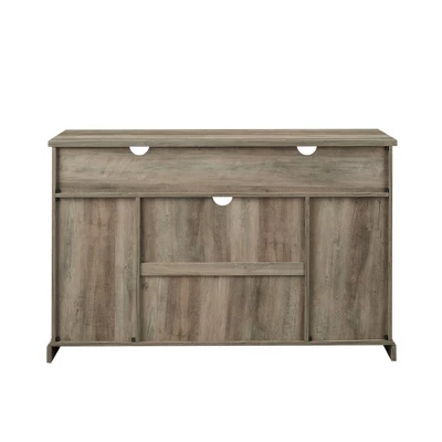 Transitional Sliding Barndoor Highboy TV Stand for TVs up to 58" - Saracina Home Transitional Sliding Barndoor Highboy TV Stand For TVs Up To 58" - Saracina Home -Saracina Home GUEST 769e26e6 18d7 4716 832e 046a1c761b1f
