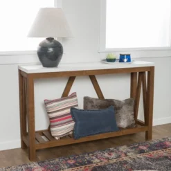 Taylen A Frame Farmhouse Entryway Console Table - Saracina Home 7 Taylen A Frame Farmhouse Entryway Console Table - Saracina Home -Saracina Home GUEST 76f4c9d4 b52c 4469 9847 b59e551e4d99