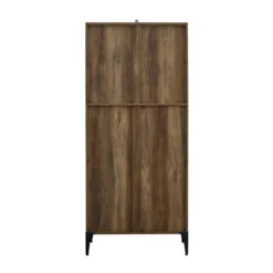 68" Grevaldi Industrial Mesh Side Bookshelf Rustic Oak - Saracina Home 3 68" Grevaldi Industrial Mesh Side Bookshelf Rustic Oak - Saracina Home -Saracina Home GUEST 7855ed75 5894 400e 8df0 dfec1b6a0be2