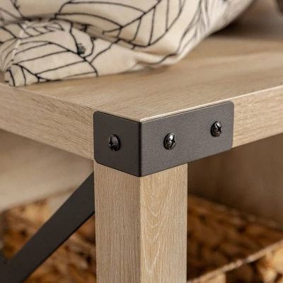 Sophie Rustic Industrial X Frame Entry Bench with 3 Cubbies - Saracina Home Sophie Rustic Industrial X Frame Entry Bench With 3 Cubbies - Saracina Home -Saracina Home GUEST 7c76007d 53ec 49a3 bd9b 0bc05bf5137f