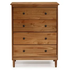 Stiva Classic Mid-Century Modern Vertical 4 Drawer Dresser - Saracina Home 2 Stiva Classic Mid-Century Modern Vertical 4 Drawer Dresser - Saracina Home -Saracina Home GUEST 7d52ef34 1e46 4920 a3a1 34d91177eaef
