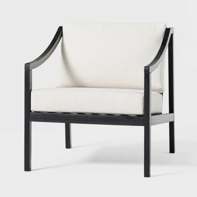 Saracina Home Mid-Century Modern Slatted Outdoor Acacia Arm Chair with Cushion Saracina Home Mid-Century Modern Slatted Outdoor Acacia Arm Chair With Cushion -Saracina Home GUEST 7f93b25e 353b 44b2 9d3e af0185ca5dff