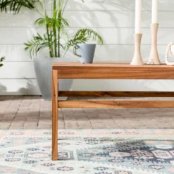 Outdoor Acacia Wood Slatted Coffee Table - Saracina Home 6 Outdoor Acacia Wood Slatted Coffee Table - Saracina Home -Saracina Home GUEST 807e4acc a010 4dc0 a317 fee88592c512