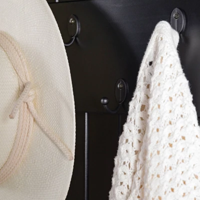 Waylon Rustic Farmhouse Solid Wood Tall Hall Tree - Saracina Home Waylon Rustic Farmhouse Solid Wood Tall Hall Tree - Saracina Home -Saracina Home GUEST 82a9efac 04fe 4c9a 8b07 b1e0ef053ab8