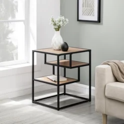 Modern 3 Tier Side Table - Saracina Home 4 Modern 3 Tier Side Table - Saracina Home -Saracina Home GUEST 8445e6df 0541 4ee2 abbb 72aba0e1bae9