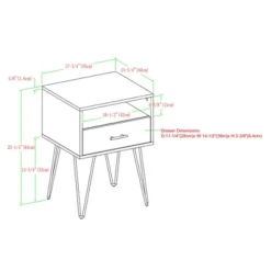 Amal Modern Single Drawer Hairpin Leg Nightstand - Saracina Home 11 Amal Modern Single Drawer Hairpin Leg Nightstand - Saracina Home -Saracina Home GUEST 85221b46 3951 4966 a164 582c3efa59c9