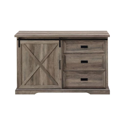 Orson Transitional Sliding X Barn Door Sideboard with 3 Drawers - Saracina Home Orson Transitional Sliding X Barn Door Sideboard With 3 Drawers - Saracina Home -Saracina Home GUEST 88329e10 f9bf 47de 8572 0106e820275c