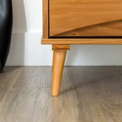 Mid-Century Modern Contoured 5 Drawer Chest Of Drawers - Saracina Home -Saracina Home GUEST 88e43b7b ee52 4f3b 8d17 069d4af49b5d