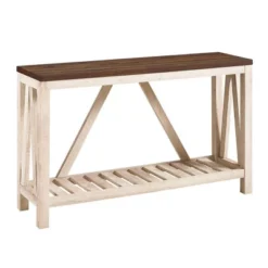 Taylen A Frame Farmhouse Entryway Console Table - Saracina Home 5 Taylen A Frame Farmhouse Entryway Console Table - Saracina Home -Saracina Home GUEST 8962f902 9bd2 439d 977d eb2b0d25310c