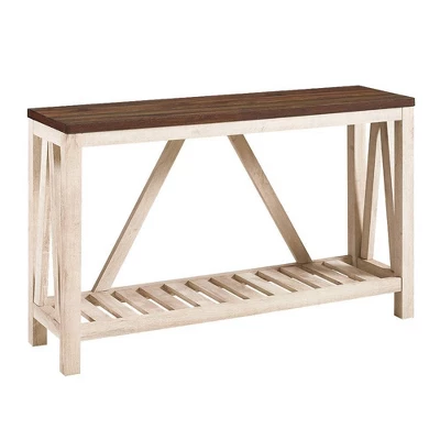 Taylen A Frame Farmhouse Entryway Console Table - Saracina Home Taylen A Frame Farmhouse Entryway Console Table - Saracina Home -Saracina Home GUEST 8962f902 9bd2 439d 977d eb2b0d25310c