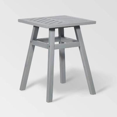 Slatted Chevron Acacia Wood Patio Side Table - Saracina Home Slatted Chevron Acacia Wood Patio Side Table - Saracina Home -Saracina Home GUEST 8a61fdce ae8f 4182 bfc5 23d1bf943ad3