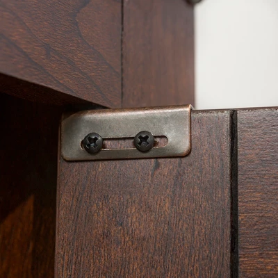 2 Door Wood Closed Storage Console TV Stand for TVs up to 50" Brown - Saracina Home 2 Door Wood Closed Storage Console TV Stand For TVs Up To 50" Brown - Saracina Home -Saracina Home GUEST 8b03f9c8 ce77 4b86 9326 98177ce45f23