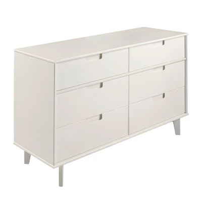 Mid-Century Modern Groove Wood 6 Drawer Dresser - Saracina Home Mid-Century Modern Groove Wood 6 Drawer Dresser - Saracina Home -Saracina Home GUEST 8b436390 a453 4472 aa5a c73fbbd39adb