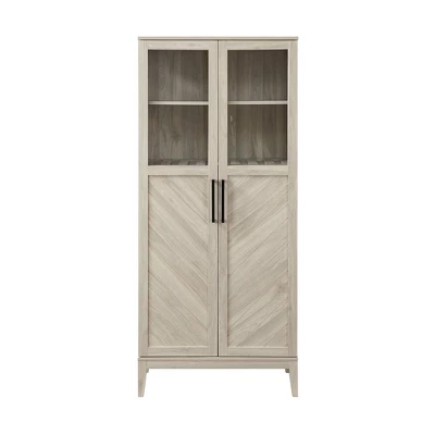 68" Boho Modern Tall Storage Wood Cabinet - Saracina Home 68" Boho Modern Tall Storage Wood Cabinet - Saracina Home -Saracina Home GUEST 8ba3d3e8 56c4 4358 8675 daa400558728