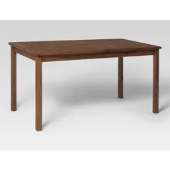 Acacia Wood Patio Simple Rectangle Dining Table - Saracina Home -Saracina Home GUEST 8bddcda6 e818 496f a921 0458fda21bbb