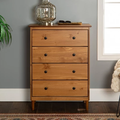 Stiva Classic Mid-Century Modern Vertical 4 Drawer Dresser - Saracina Home Stiva Classic Mid-Century Modern Vertical 4 Drawer Dresser - Saracina Home -Saracina Home GUEST 8d80b7b0 7a6b 40f6 8fc7 edeb7656d79f