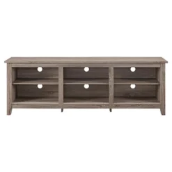Transitional 6 Cubby Wood Open Storage Wood TV Stand For TVs Up To 80"- Saracina Home 9 Transitional 6 Cubby Wood Open Storage Wood TV Stand For TVs Up To 80"- Saracina Home -Saracina Home GUEST 8dce3bb7 2788 4970 a5b6 b99a90dd62ca