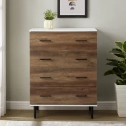 Higgins Modern Vertical 4 Drawer Dresser - Saracina Home 8 Higgins Modern Vertical 4 Drawer Dresser - Saracina Home -Saracina Home GUEST 8f17eadd eda0 4c64 9866 90be4567a918