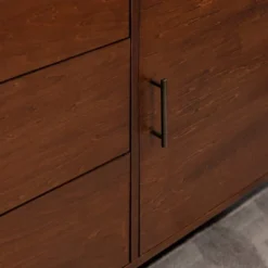 Mid-Century Modern With Closed Storage TV Stand For TVs Up To 58" Walnut - Saracina Home 2 Mid-Century Modern With Closed Storage TV Stand For TVs Up To 58" Walnut - Saracina Home -Saracina Home GUEST 8ff0d089 27f5 4849 b4d0 44650fcd199a