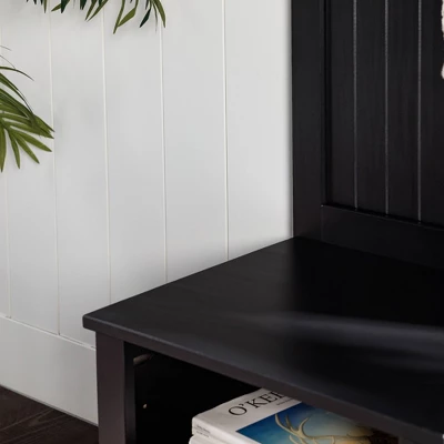 Waylon Rustic Farmhouse Solid Wood Tall Hall Tree - Saracina Home Waylon Rustic Farmhouse Solid Wood Tall Hall Tree - Saracina Home -Saracina Home GUEST 91b3b938 ece9 4e6f a24c f8e4e82f116c