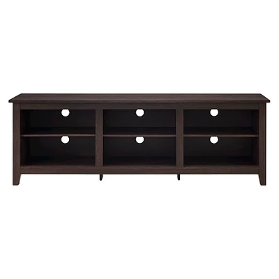 Transitional 6 Cubby Wood Open Storage Wood TV Stand for TVs up to 80"- Saracina Home Transitional 6 Cubby Wood Open Storage Wood TV Stand For TVs Up To 80"- Saracina Home -Saracina Home GUEST 92fe5691 6d10 45aa a903 60b396346c9f