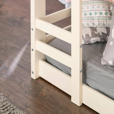 Twin Over Twin Indy Solid Wood Low Bunk Bed - Saracina Home Twin Over Twin Indy Solid Wood Low Bunk Bed - Saracina Home -Saracina Home GUEST 96183bcc 8292 40fe 8e74 beec5d91051a