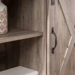 Robinson Rustic Transitional Sliding Barn Door Corner TV Stand For TVs Up To 58" - Saracina Home 5 Robinson Rustic Transitional Sliding Barn Door Corner TV Stand For TVs Up To 58" - Saracina Home -Saracina Home GUEST 97a8b3a3 3014 4443 82a1 15aa88d117b9