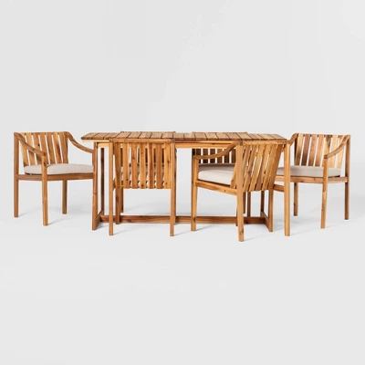 7pc Modern Slatted Wood Outdoor Dining Set - Saracina Home 7pc Modern Slatted Wood Outdoor Dining Set - Saracina Home -Saracina Home GUEST 97b97aff 19ee 4550 9126 93ae4bc68f53