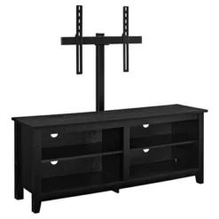 Farmhouse 4 Cubby Wood Open Storage With Mount TV Stand For TVs Up To 65" - Saracina Home 4 Farmhouse 4 Cubby Wood Open Storage With Mount TV Stand For TVs Up To 65" - Saracina Home -Saracina Home GUEST 98846e9d 9acf 48a7 9962 3e37225e84c1